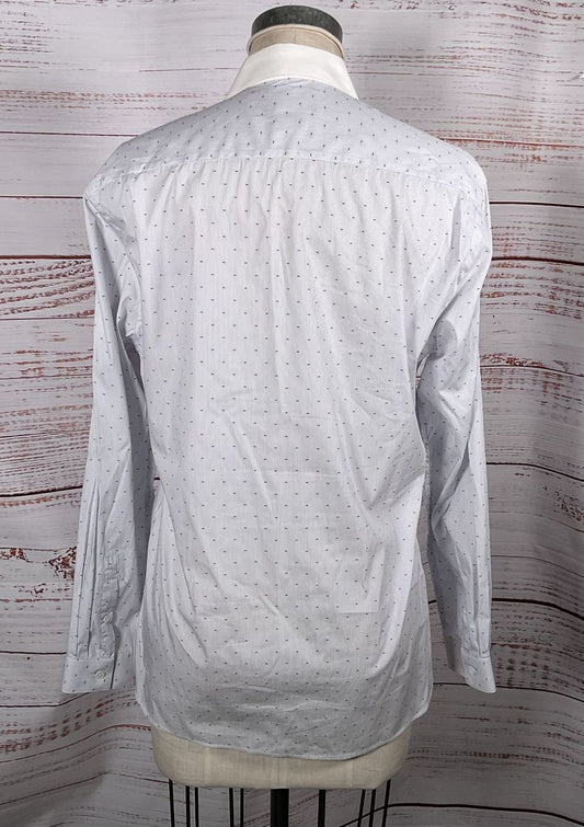 The Kooples Square Printed Button Down Shirt Multicolor M