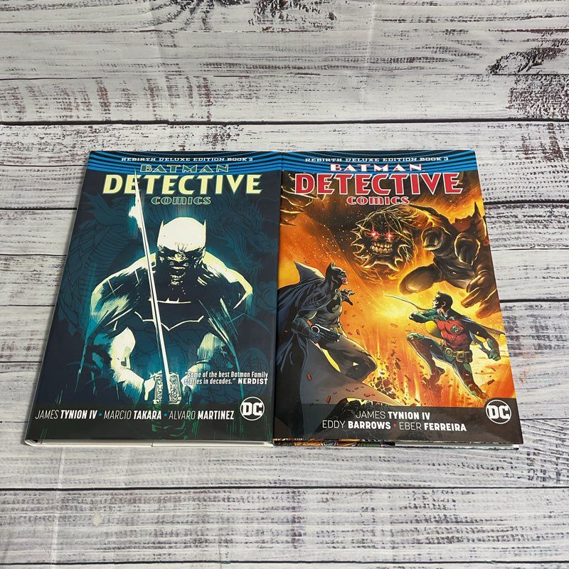 Batman Detective Comics Rebirth Deluxe Edition Vol 2 & Vol 3 Hardcover