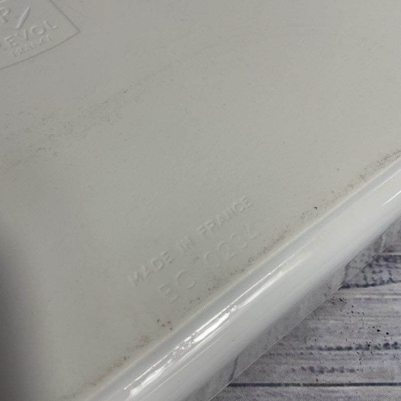 Revol Belle Cuisine White Ceramic 13" Casserole Roasting Dish