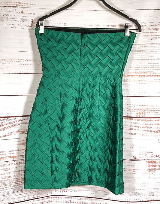Amanda Uprichard Arely Mini Dress Dark Green XS