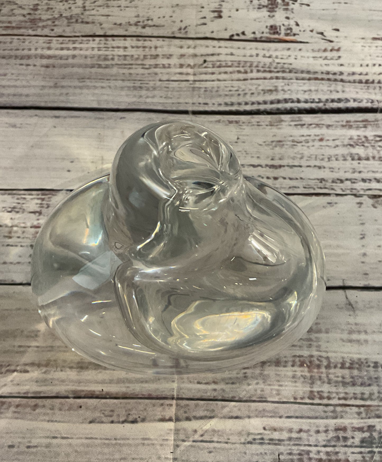 Kosta Boda Modern Gordan Warff Art Glass Vase Clear