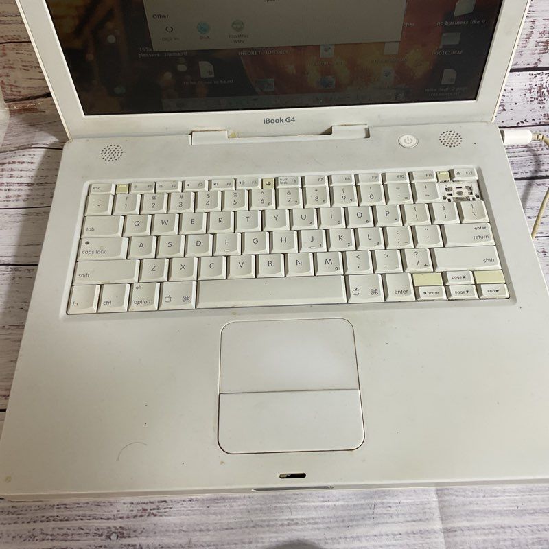 APPLE Mac iBOOK G4 Laptop- WORKS!!!