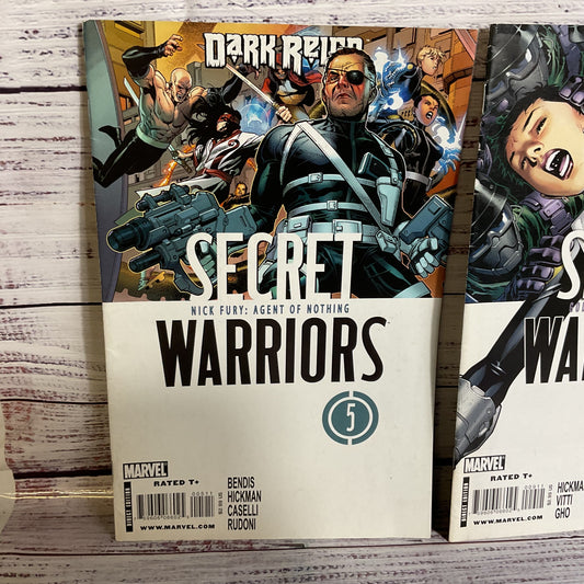 Set of 3 2008 MARVEL Secret Warriors #5,9,12