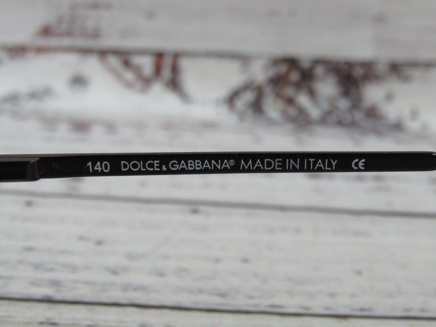 Dolce & Gabbana DG 369 Rectangular Brown Eyeglasses Frame Made in Italy