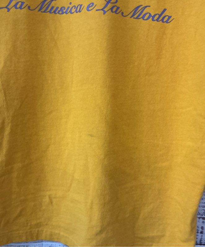Men's Muso Kuso Marigold T Shirt Size S SOLD OUT Retail $175