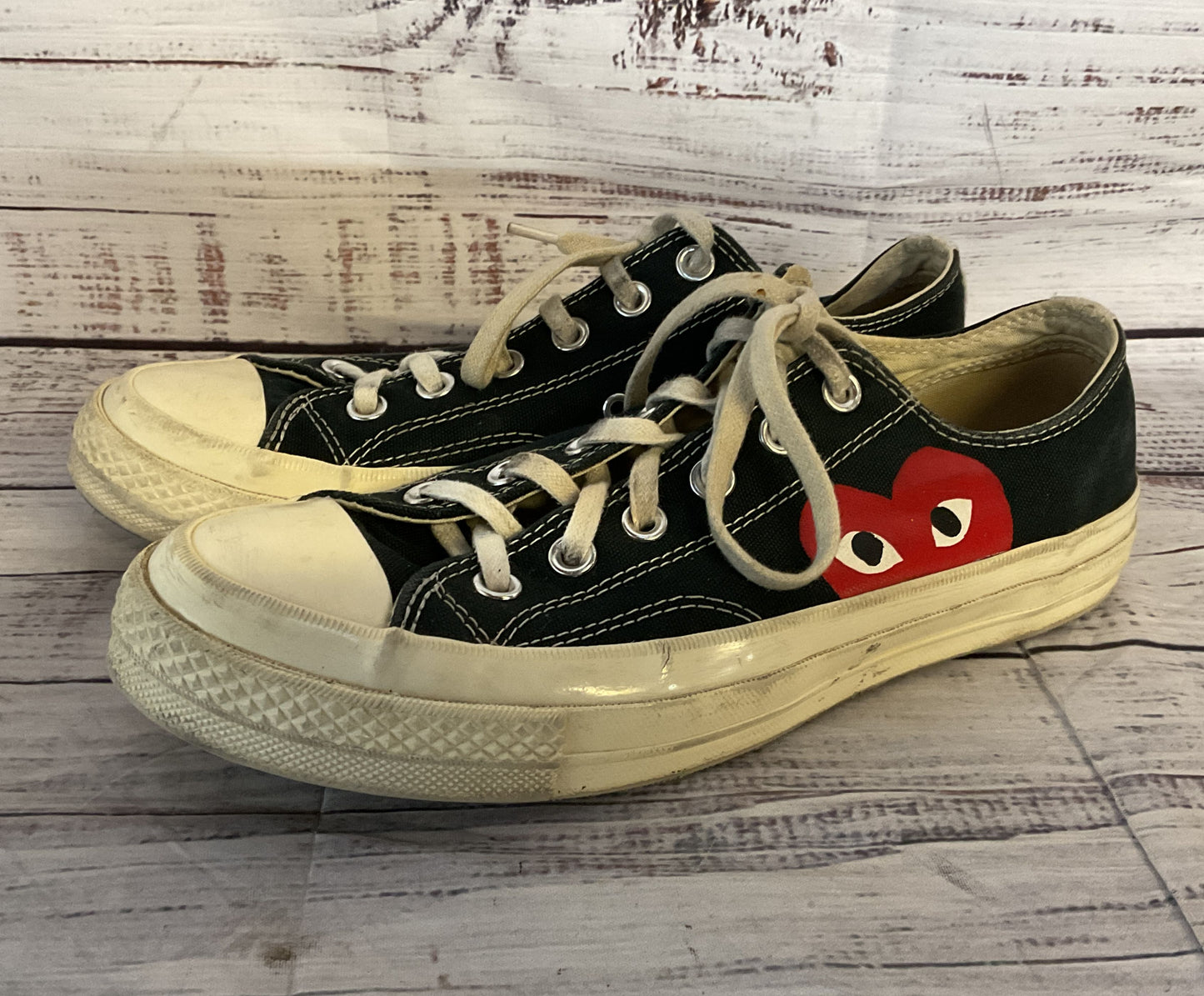 Converse Chuck Taylor All Star 70 Ox Comme des Garcons Play Sneakers Black 7