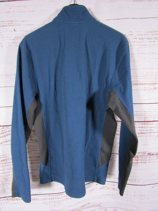 The North Face Men's Blue 1/4 Zip Pullover Sweater Size S