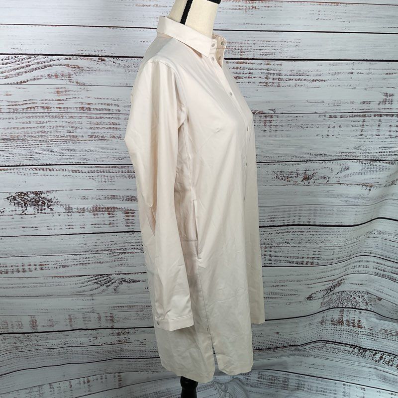 ARC'TERYX Women's Ivory Long Sleeve Shirt Dress with Pockets- SZ XS