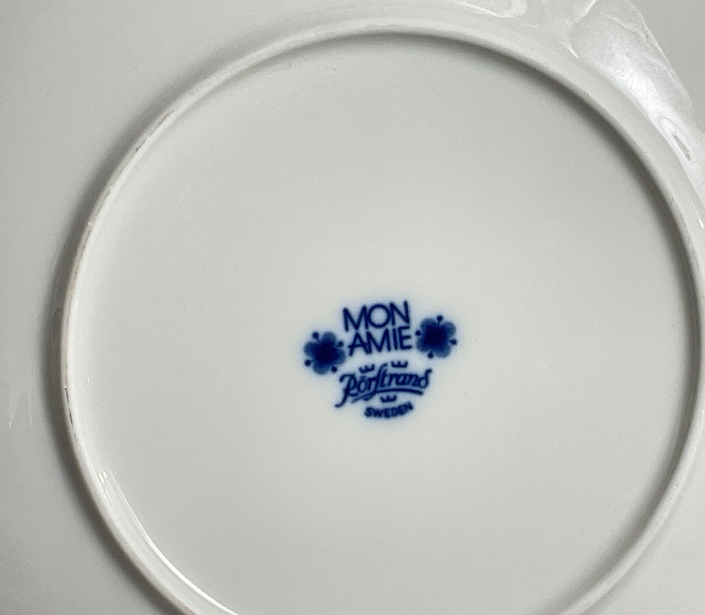 Rörstrand Mon Amie by Marianne Westman 8" Set of 4 Salad Plates Blue White