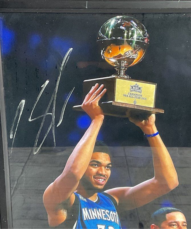 Karl-Anthony Towns 2016 NBA All-Star Weekend Skills Challenge Signed Photo
