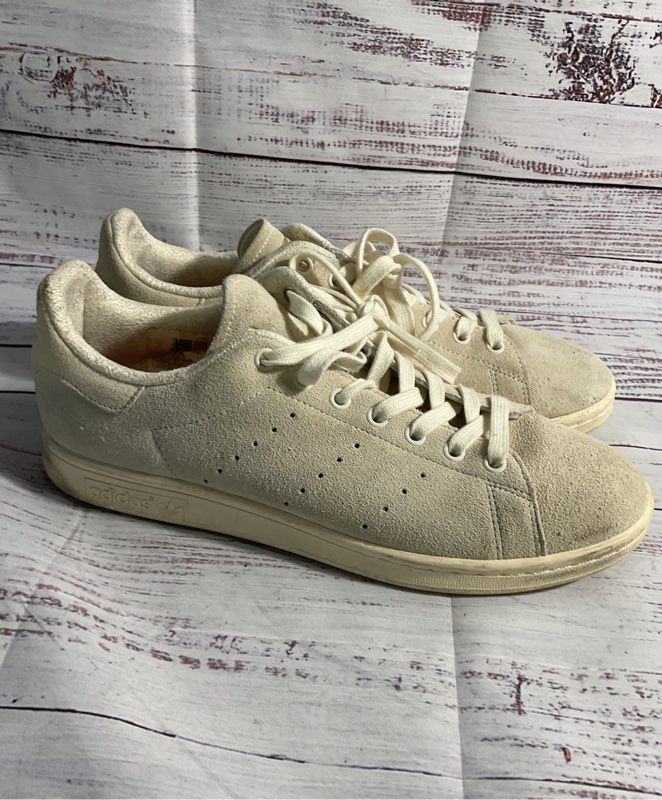 Adidas Stan Smith Men's Gray Suede Sneakers Size 10