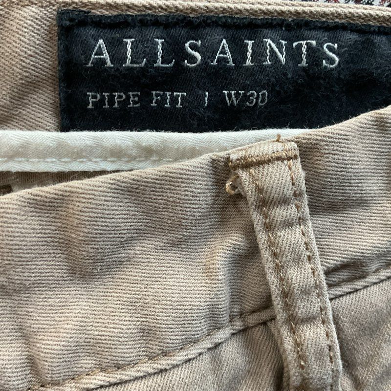ALL SAINTS Men's Pipe Fit Pants- SZ 30W X 29L