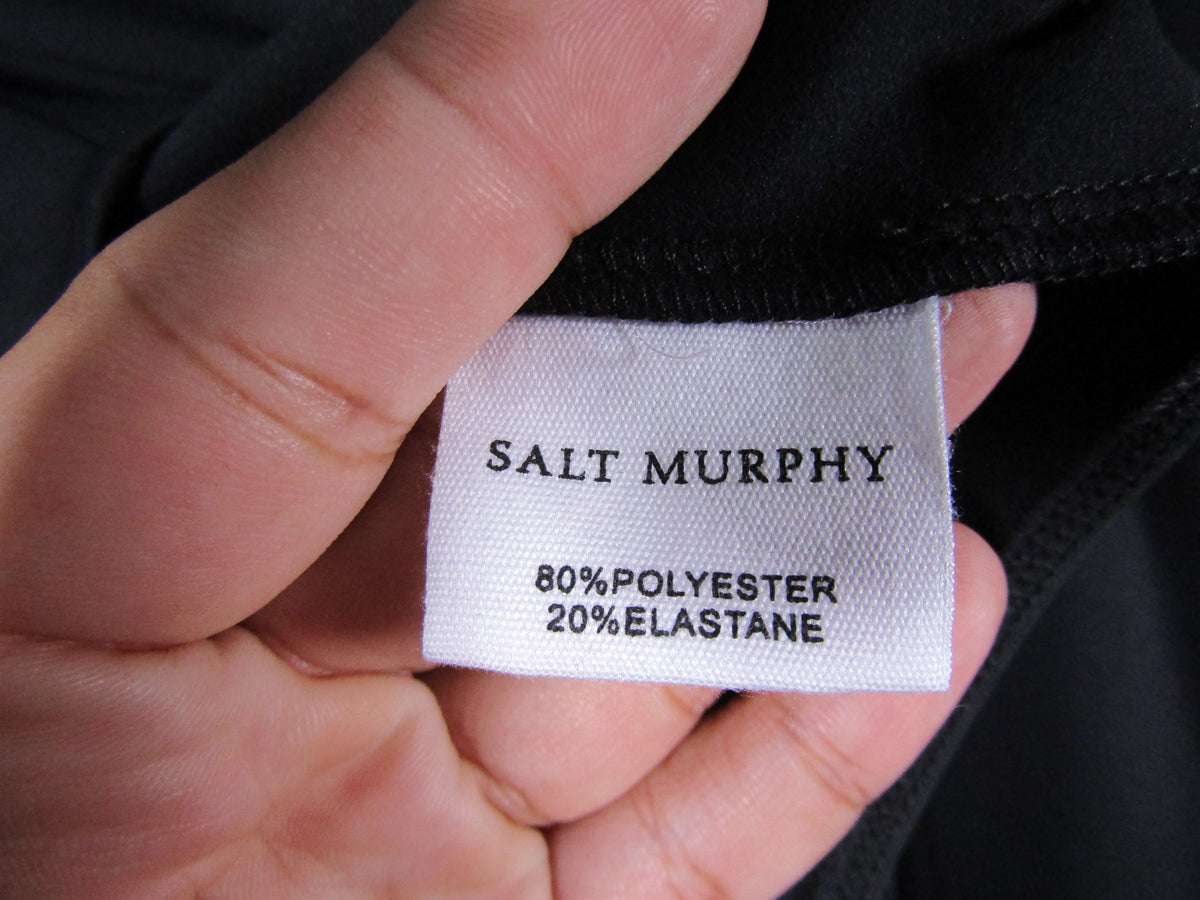 Salt Murphy Andre Men's Black Long Sleeve Bodysuit Size M