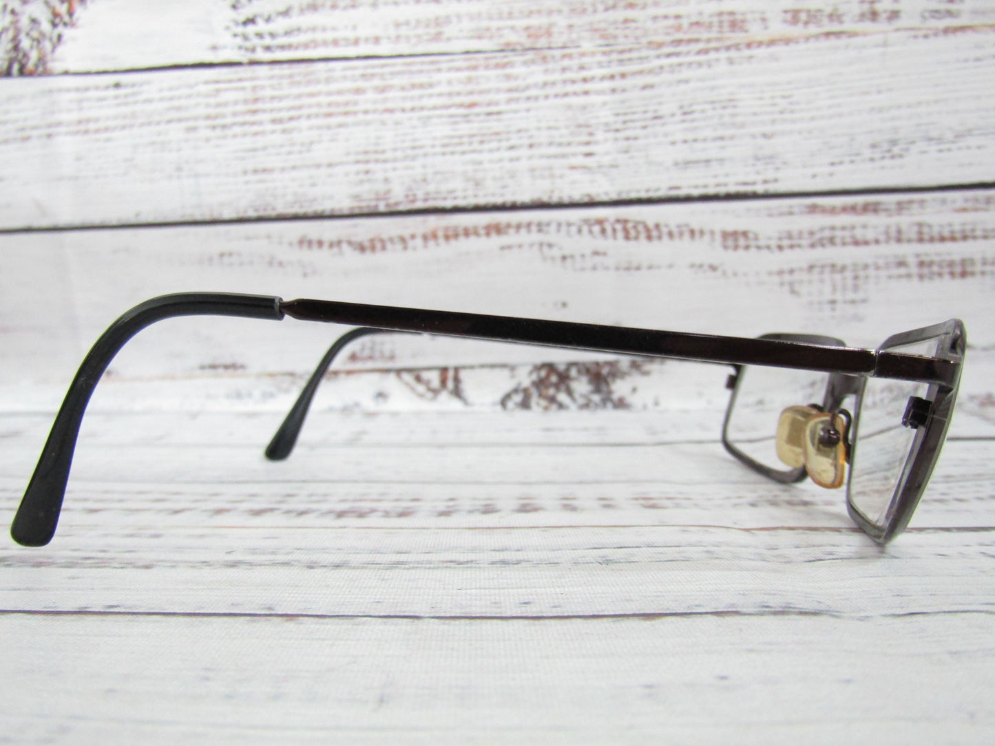 Dolce & Gabbana DG 369 Rectangular Brown Eyeglasses Frame Made in Italy