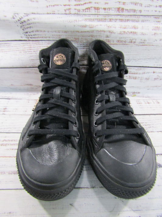 Adidas Nizza Trek Women's Black Ankle Boots Size 7 HQ7103