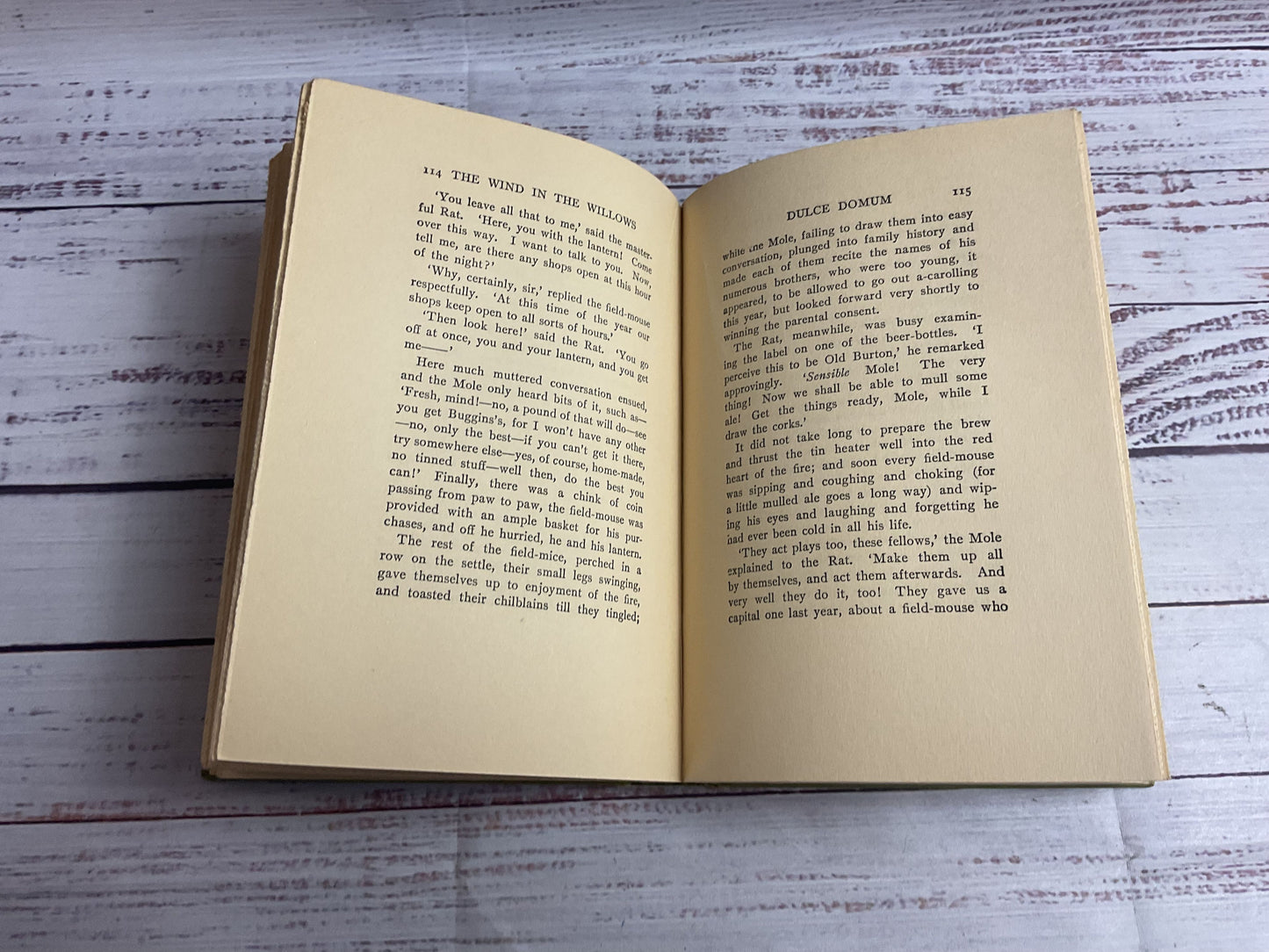 The Wind In The Willows Hardcover Book 1930