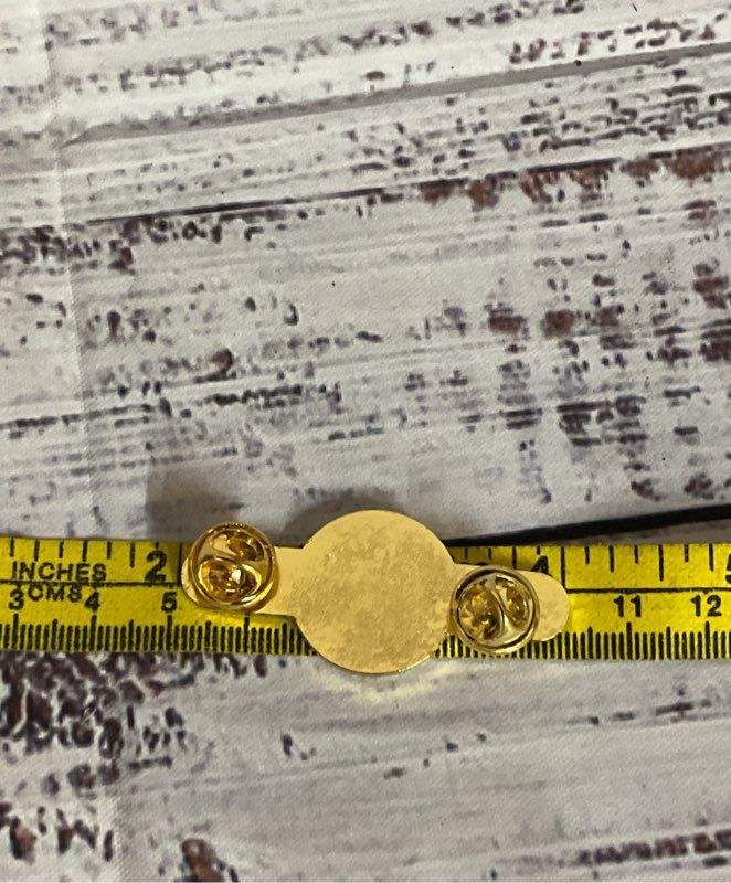 Merit Badge Sash Pin Gold Tone Vintage