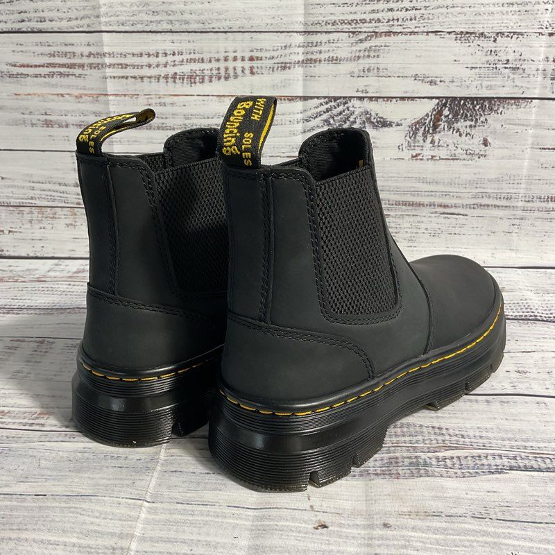 Dr. Martens Embury Black Leather Chelsea Boot Women's 5 US