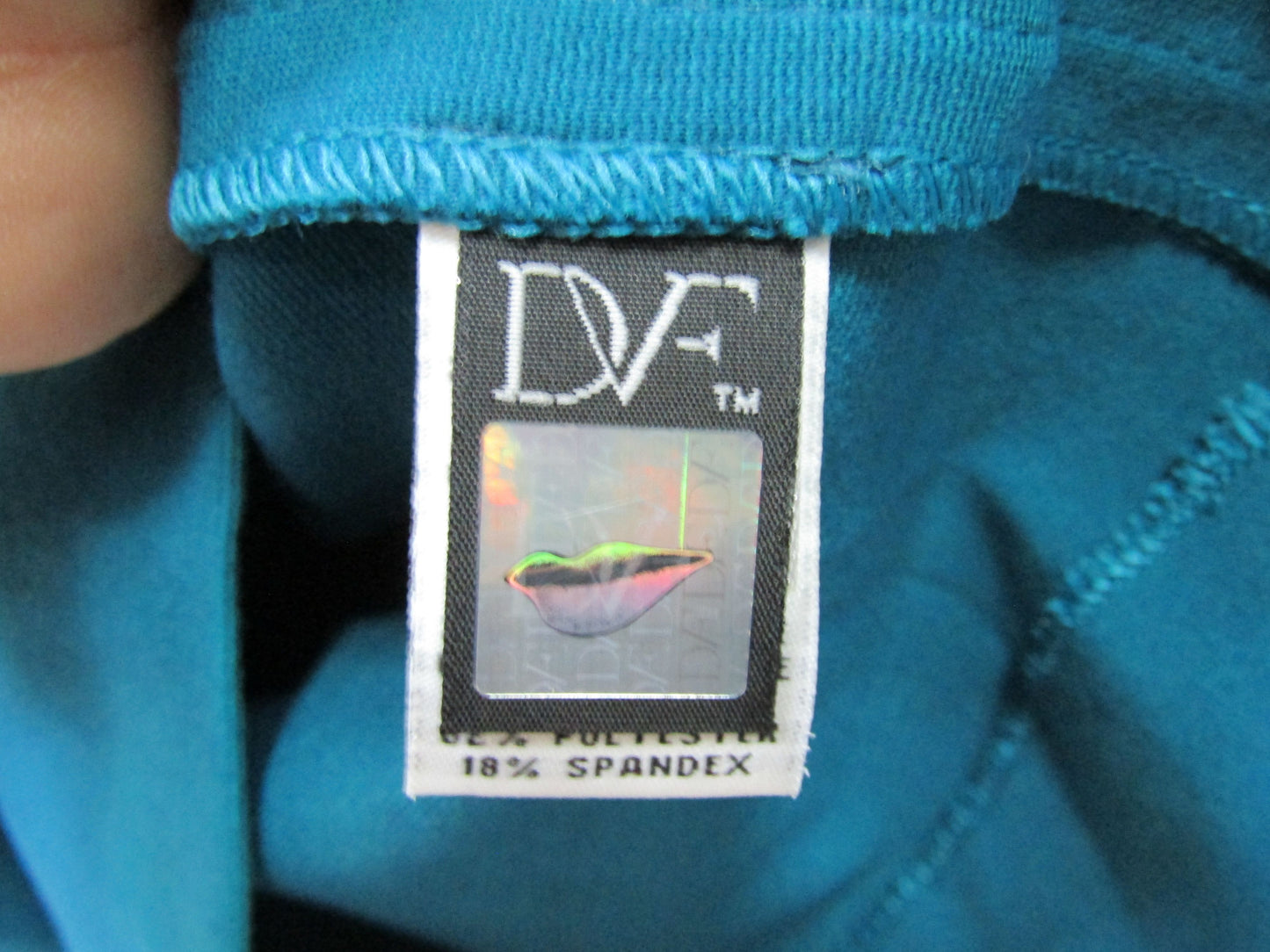 Diane Von Furstenberg Koto Women's Blue Pencil Skirt Size 14