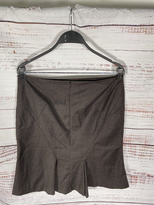 NEW Jill Sander Women's Brown Wool Blend Skirt - Size 42 Made in Italy