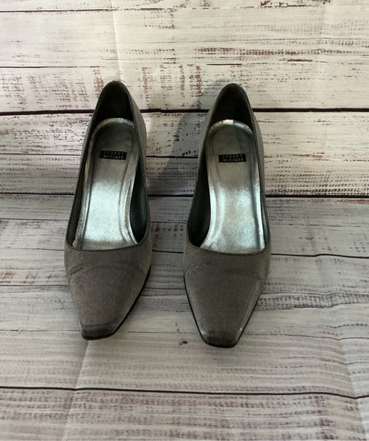 Women's Stuart Weitzman Silver Pumps Size 7.5