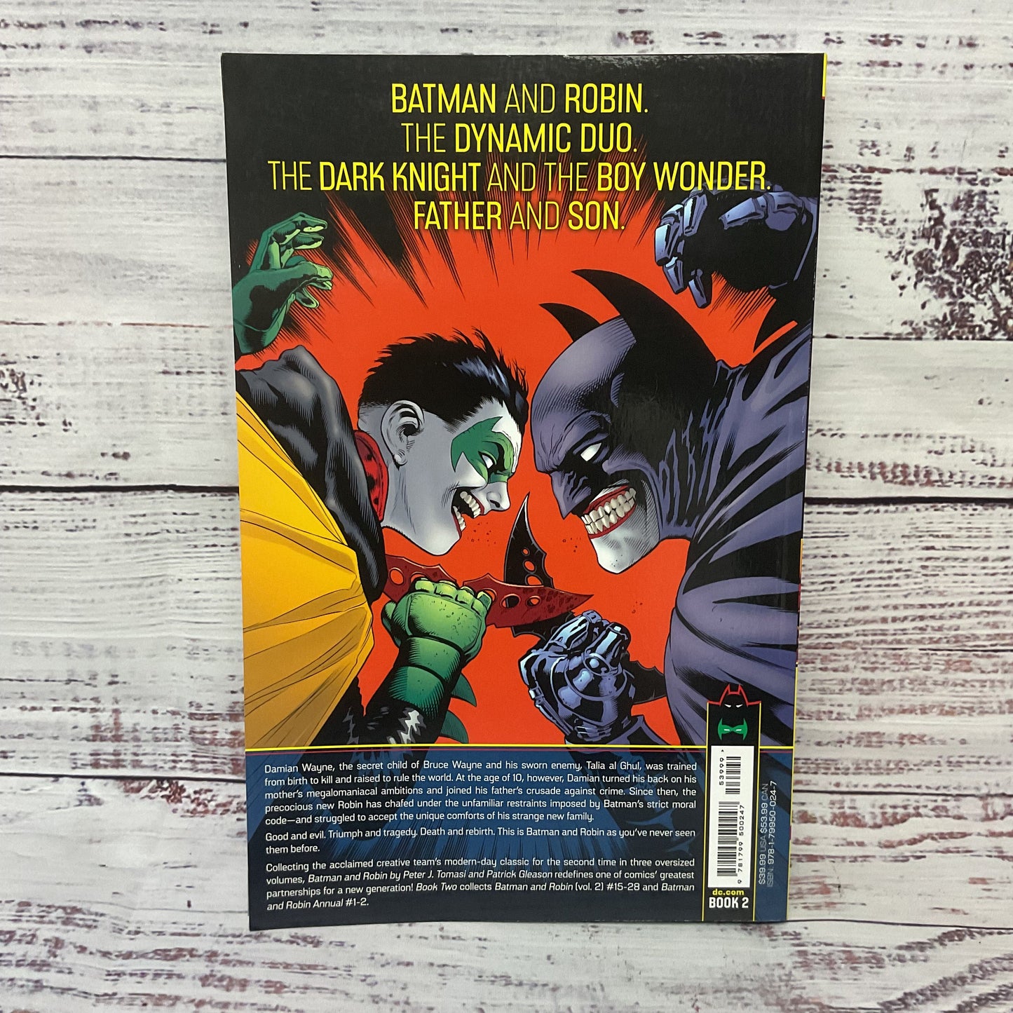 DC Comics Batman And Robin By Peter J. Tomasi And Patrick Gleason Book Two