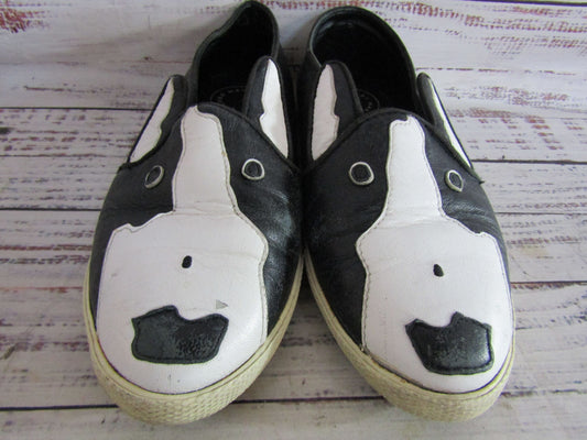 Marc by Marc Jacobs Neville Women's Bull Terrier Slip-On Shoes Size 6