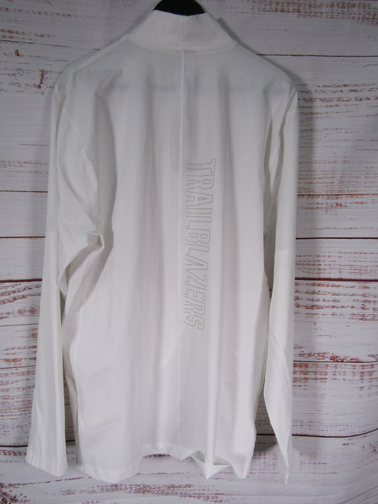 Nike Men's White Full Zip Track Jacket Size M