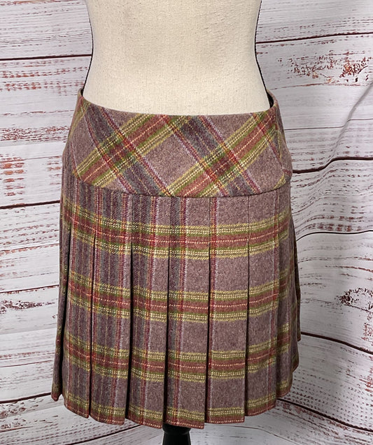 Tartan Threads Billie Dornock Wool Skirt Grape 12
