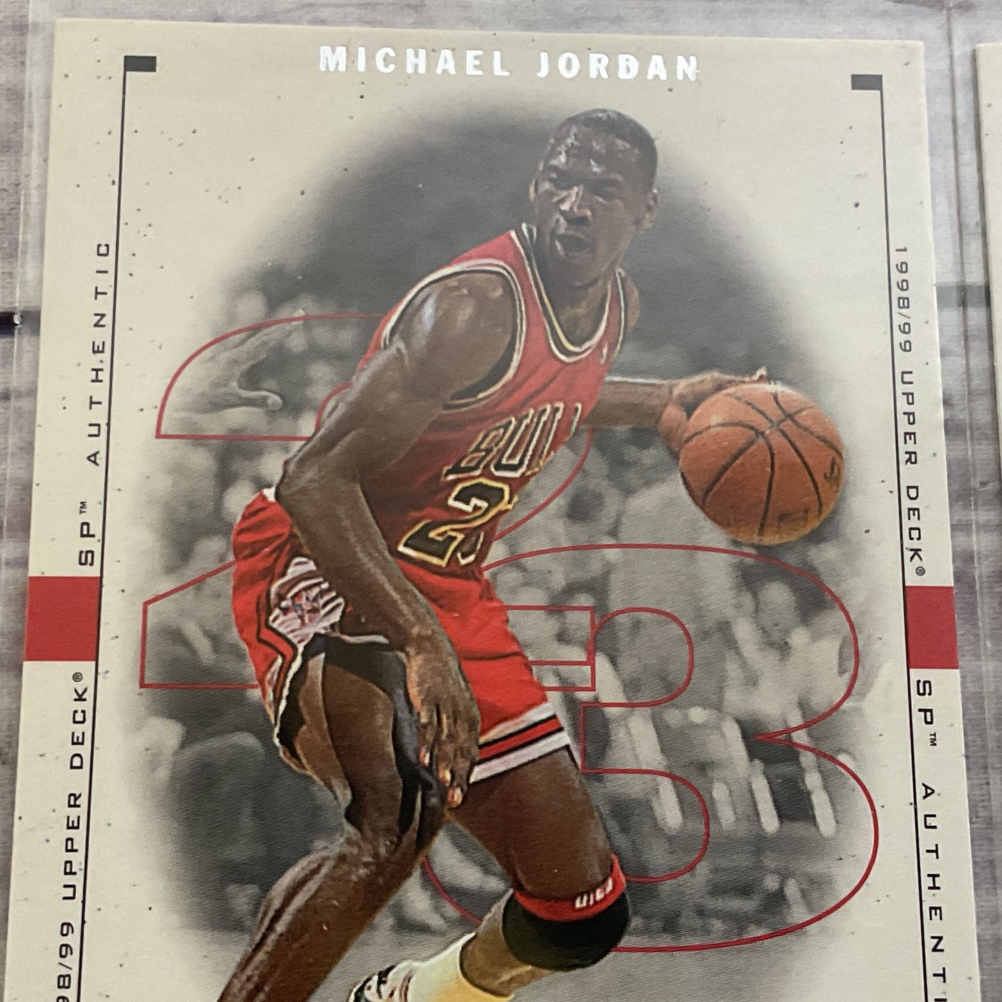 1999 Upper Deck SP Authentic MICHAEL JORDAN Basketball #'s 1,2,9 Cards