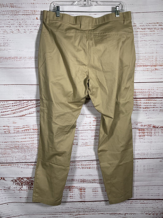 Fabletics Khaki High Side Chino Pants NWT - Size 34x32