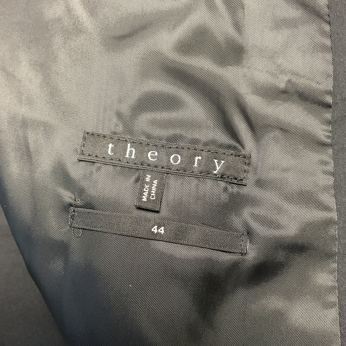 Theory Black 3 Button Blazer Suit Jacket -Men's Size 44