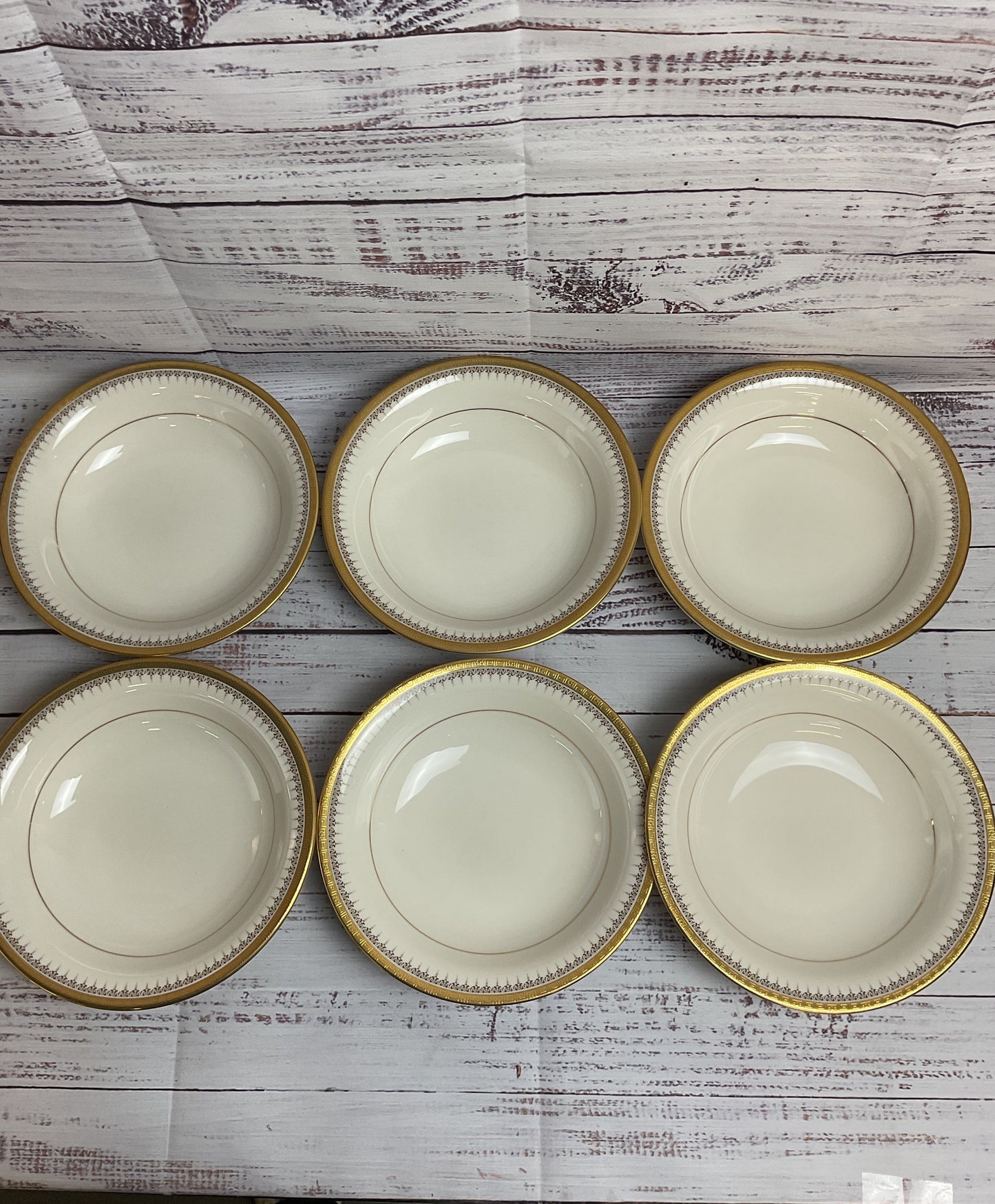 Gorgeous Vintage Set of 6 Edinburgh Noritake Fine China Bowls #7146