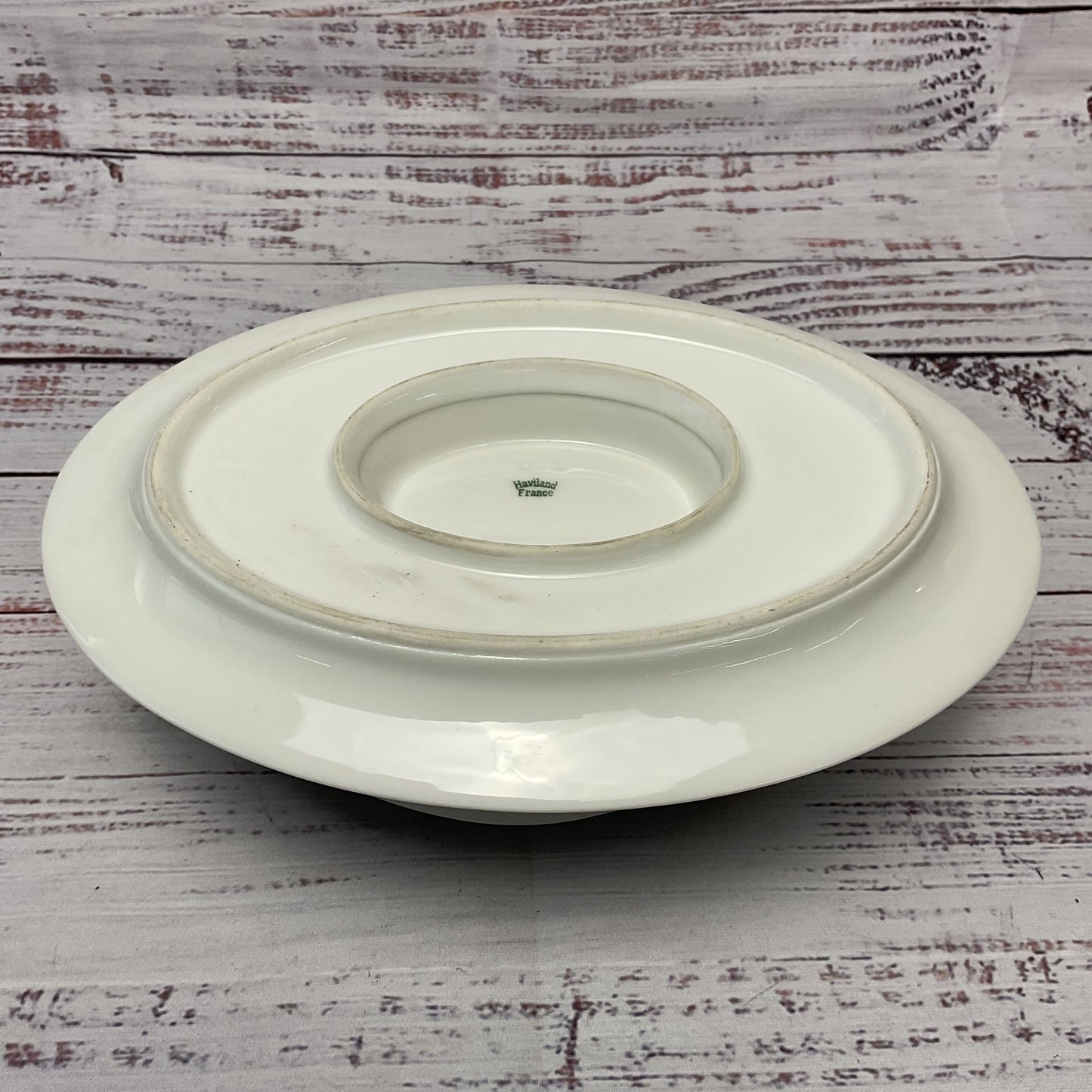 Haviland Gravy Boat And Canoe Bowl White Ceramic 7.5"