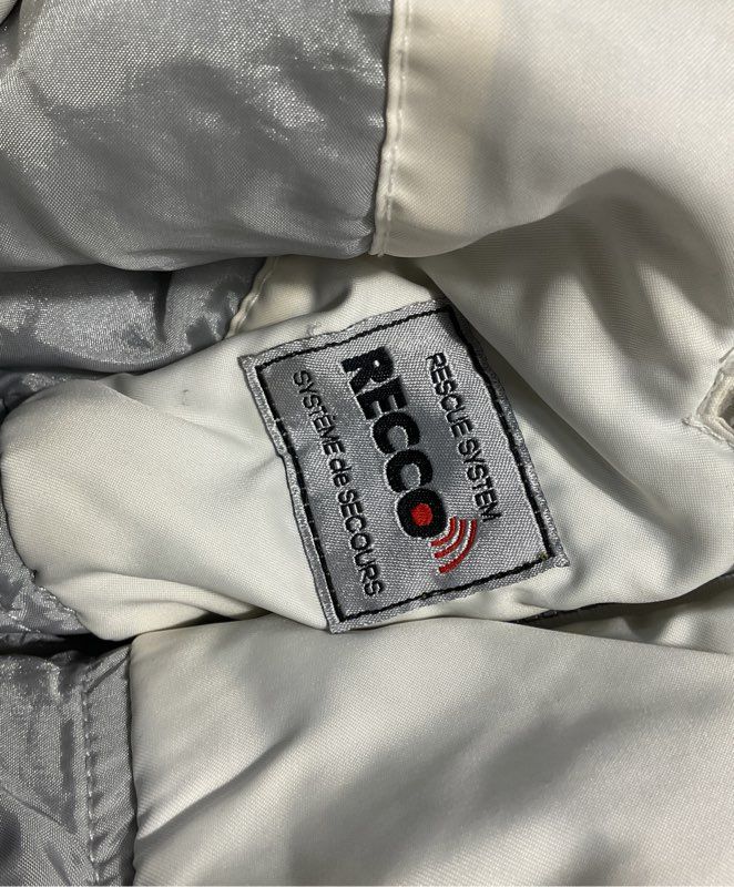 Women's Killy Ski Snow Suit White Polyester Size 8 US