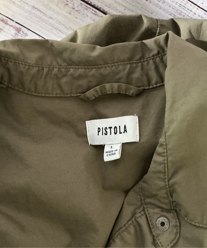 Pistola Olive Rosie Cap Sleeve Stretch Cotton Minidress Dress Size L