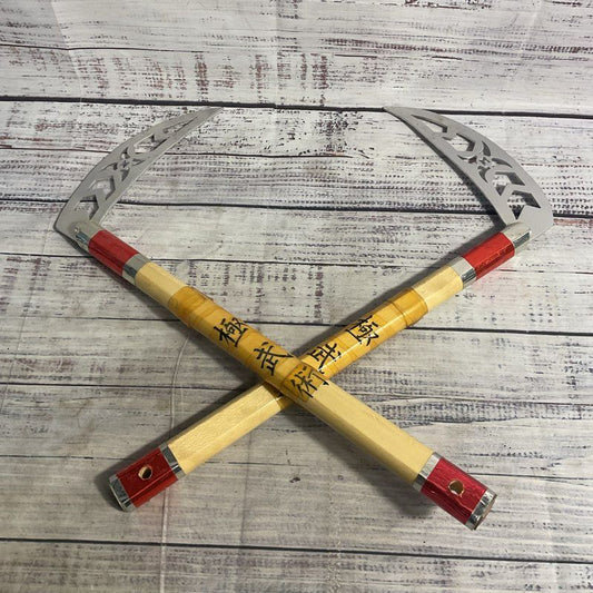 XMA Xtreme Chrome Kamas 2 Pc. Martial Arts/farming Tool Set