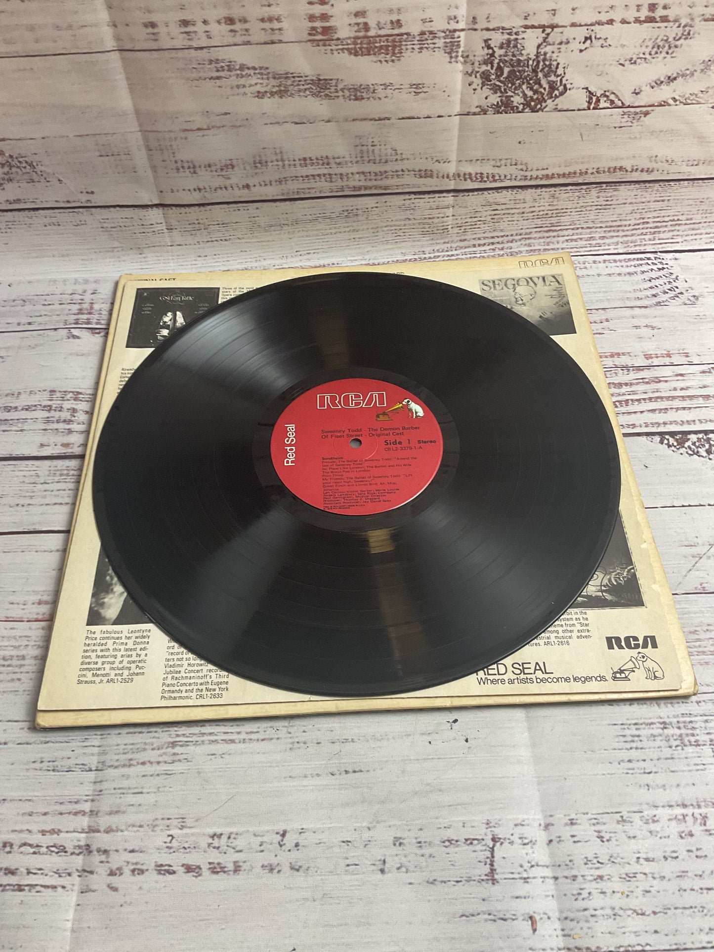 Sweeney Todd Vinyl Record Lp Original Cast