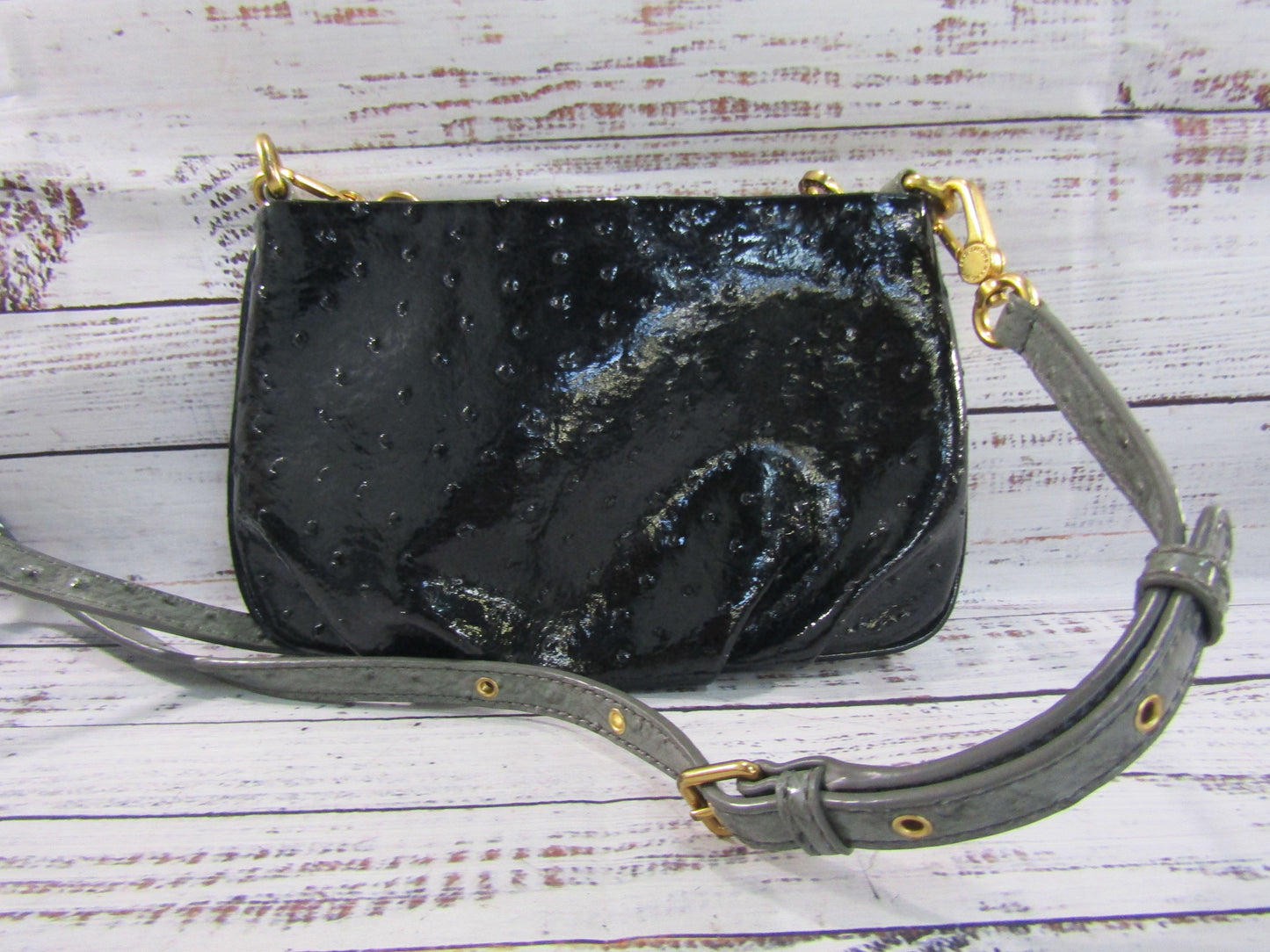 Marc by Marc Jacobs Women's Faux Ostrich Embossed Crossbody Bag