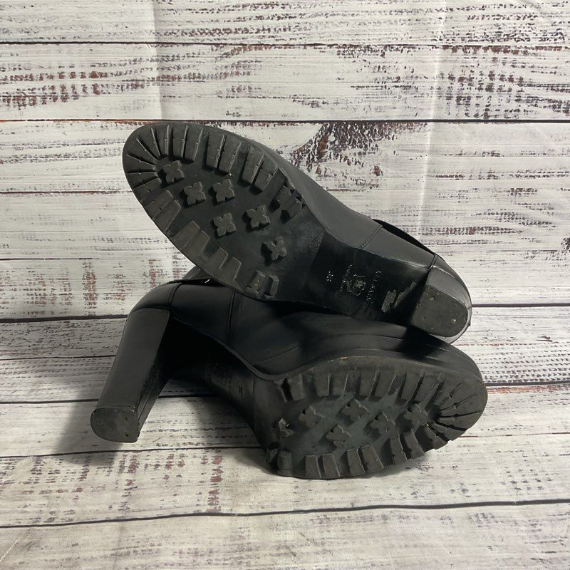 All Saints Sarris Black Leather Chelsea Boot Women's 7 US