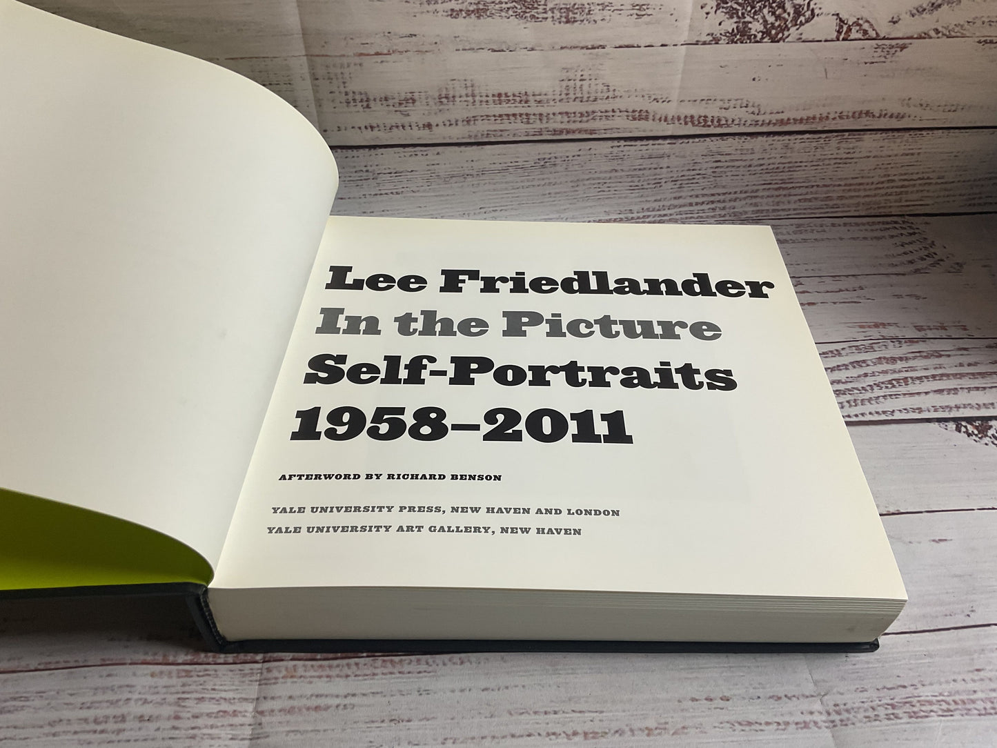 In The Picture Self Portraits 1958-2011 Lee Friedlander Hardcover Book