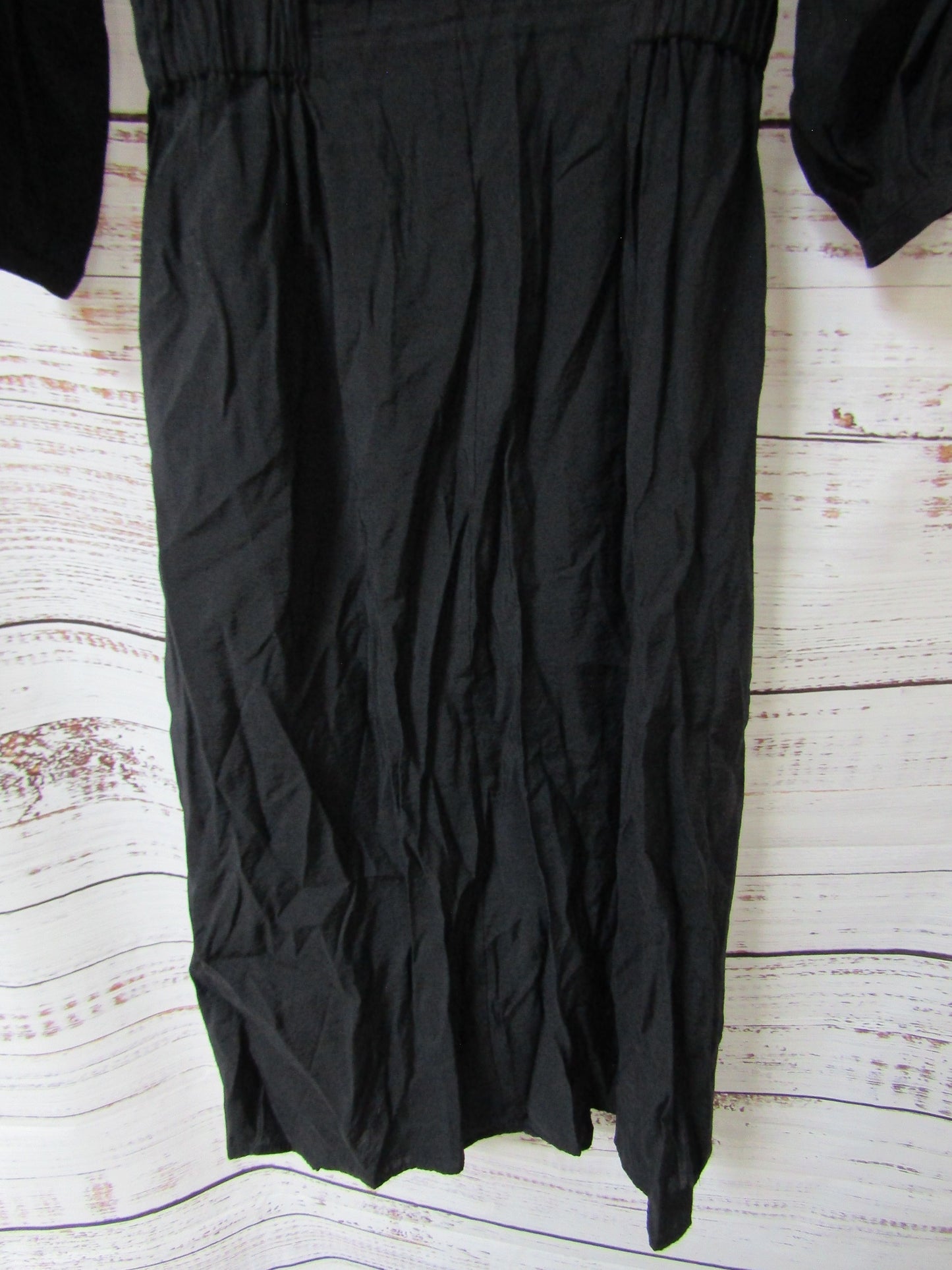 COS Voluminous Women's Black Long Sleeve V-Neck Dress Size 6
