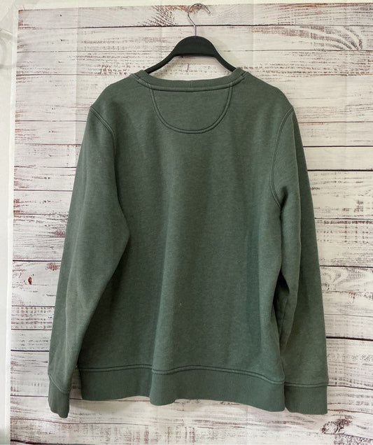 Men's Carhartt Green Sweatshirt with front pocket Size XL