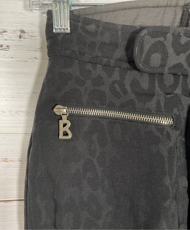 Bogner Vintage Dona High-Rise Tapered Stirrup Ski Pants in Black Women's Size 6