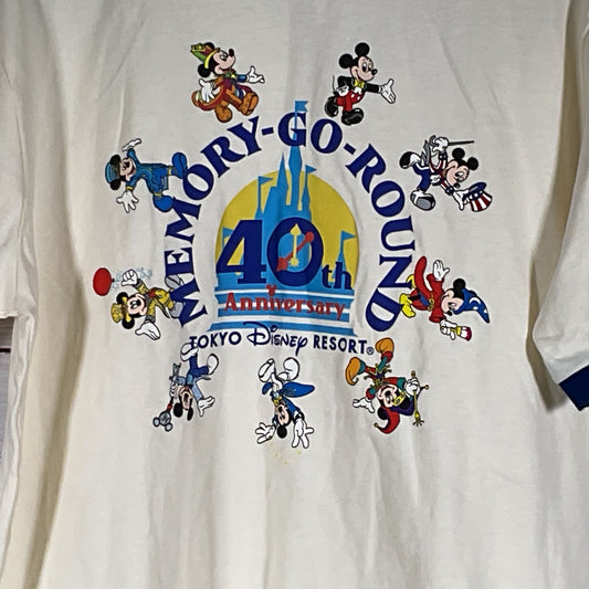 Tokyo DISNEY Resort Memory Go Round Men's T-Shirt