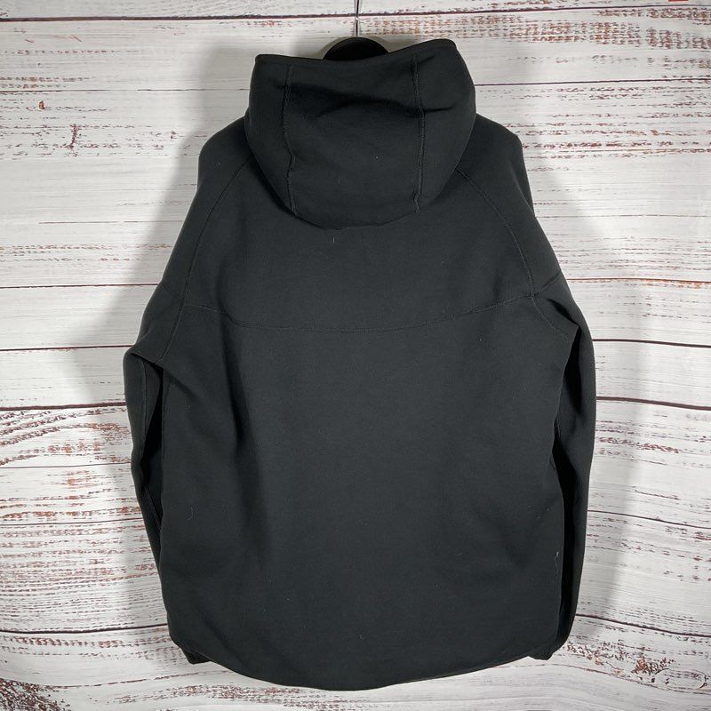 Nike Down 800 Aeroloft Reversible Tech Fleece Full Zip Black Hoodie Men's Size L