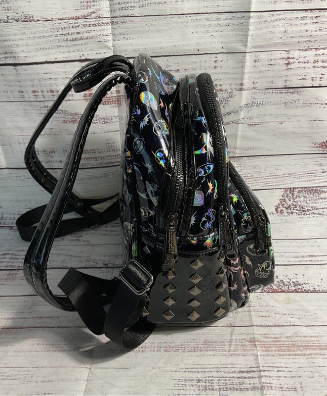 Disney Parks Loungefly Holographic Nightmare Before Christmas Mini Backpack