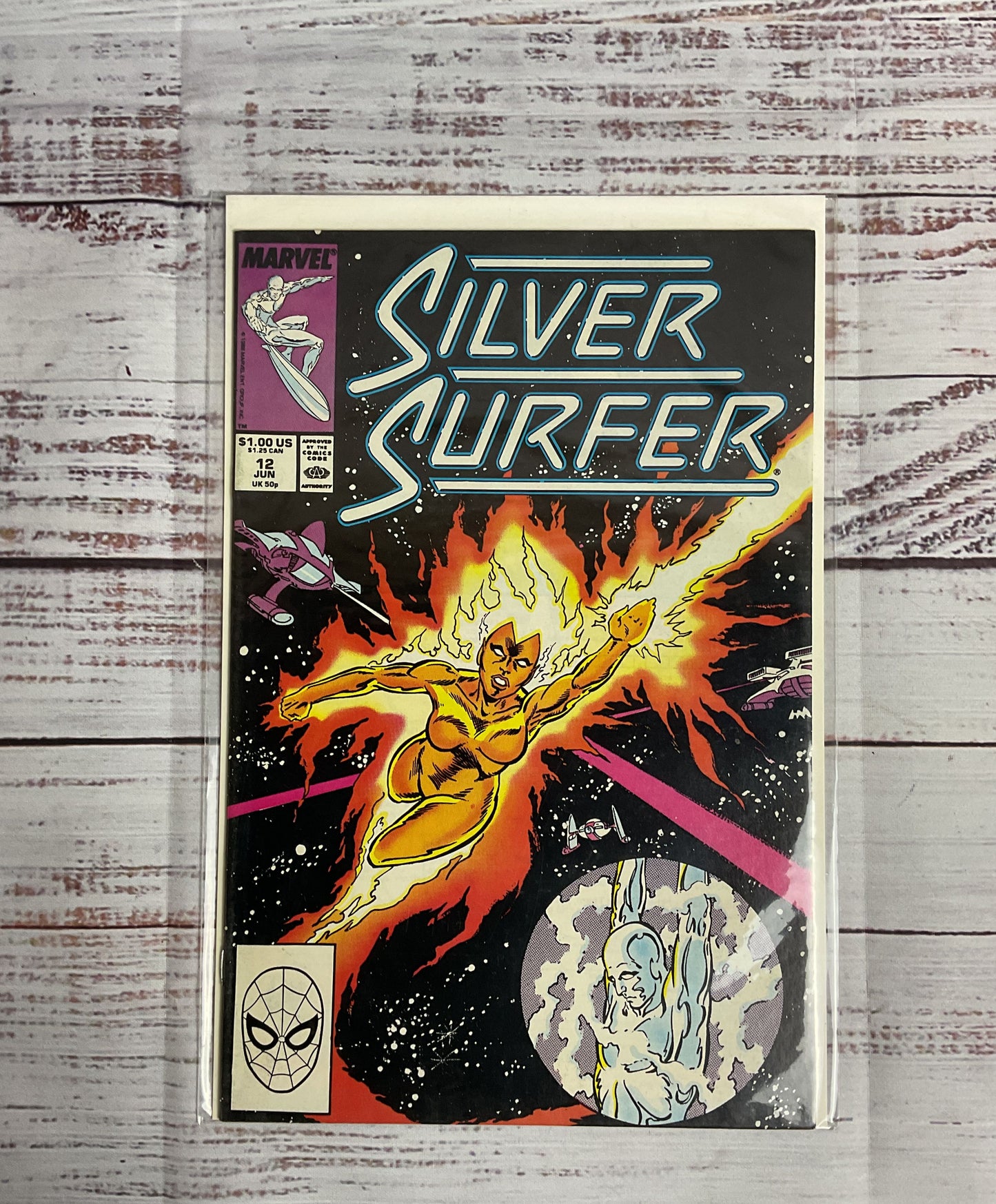 NEAR MINT Marvel LOT of 10 1987-1988 Silver Surfer Comic Books