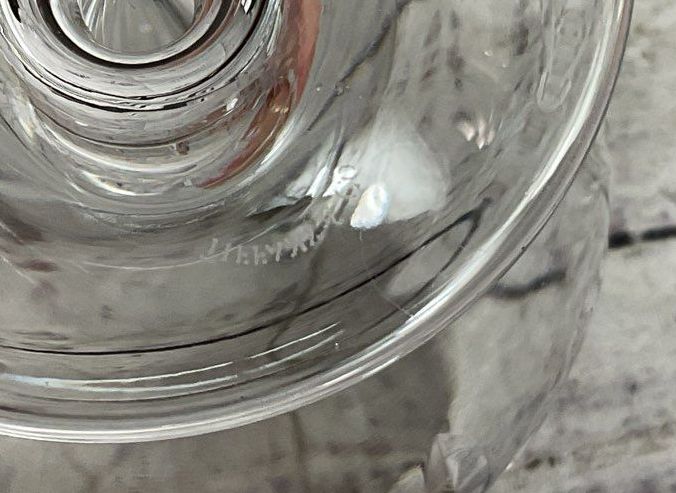 Tiffany & Co Crystal Set of 2 Newport Pattern 5" Brandy Snifter Glasses Clear