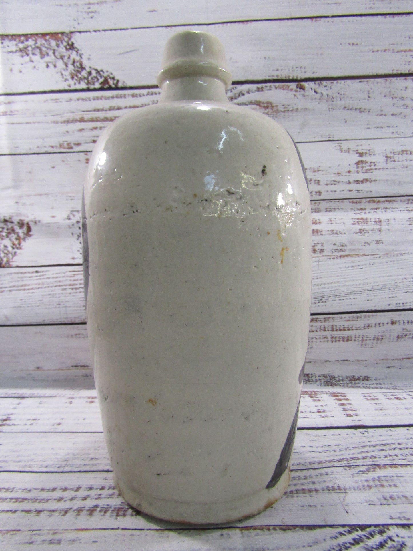 Vintage Kayoi Tokkuri Handcrafted Ceramic Sake Bottle Jar